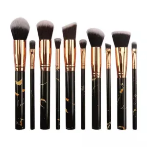 10 Pcs Soft Set Of Makeup Brushes Kits for Highlighter Eye Cosmetic Powder Foundation Eyebrows Eye Shadow