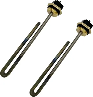 2 PCS HE 55220 Water Heating Element Titanium Replacement for ECO POU 6, ECO 8, ECO 11 Tankless Electric Water Heaters - 5.5 KW 220 V or 6 KW 240 V