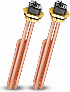 2 Pcs HE 55220 Water Heater, Tankless Water Heater Element Fits for EcoSmart ECO POU 6 ECO 8 ECO 11 Rheem Eemax Richmond Electric Tankless Water, Heating Element 5.5KW 220V/6KW 240V Replace 60208