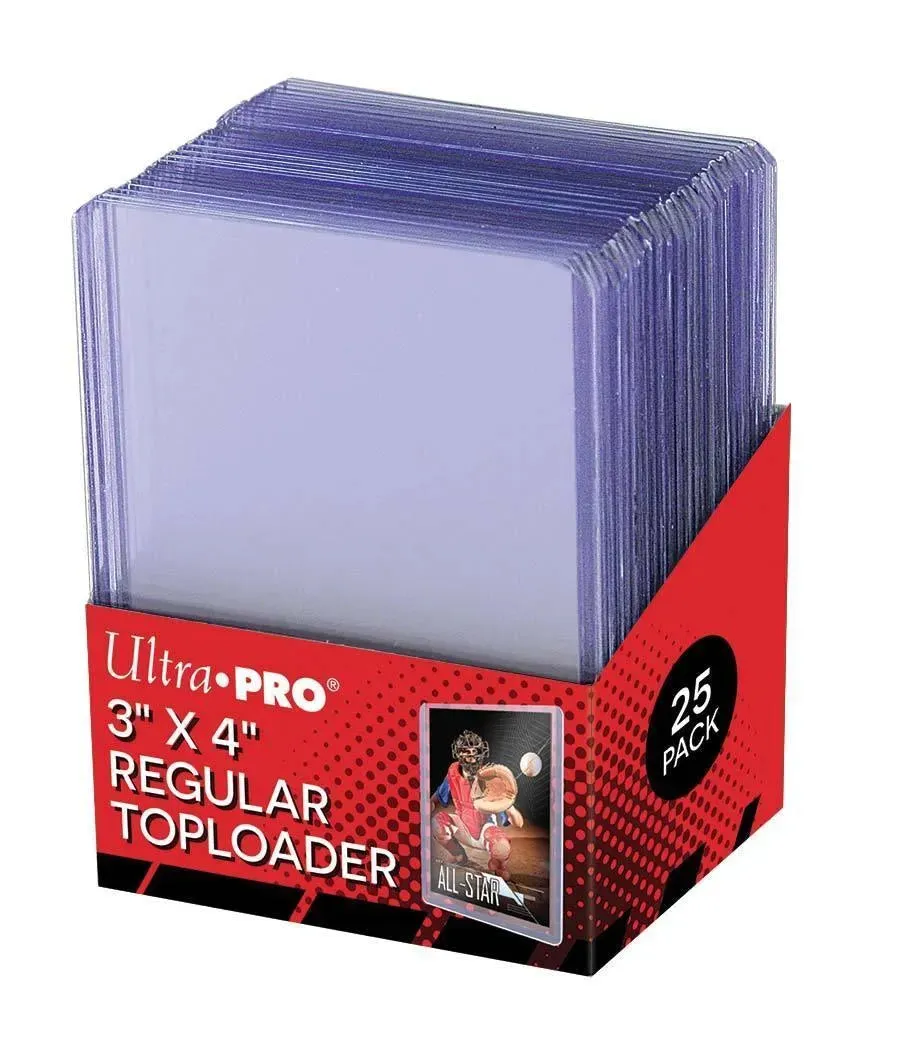 3" X 4" Clear Regular Toploaders (25 stk)