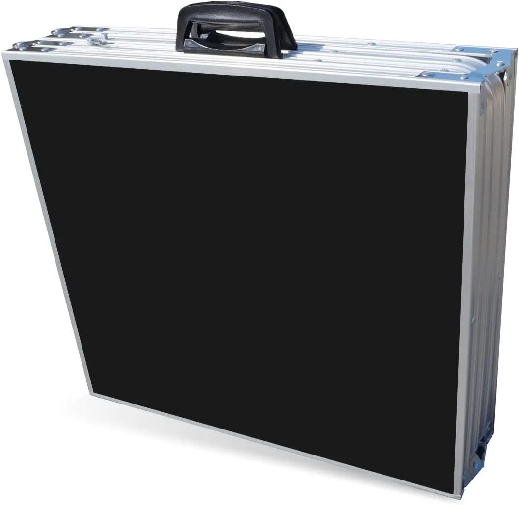 8-Foot Regulation Folding Beer Pong Table w/Beer Pong Balls & Optional Cup Holes, LED Lights, Custom Graphic (Choose Your Model)