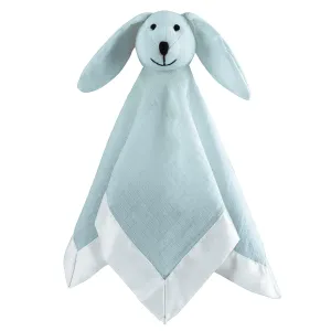 aden   anais Essentials Classic Lovey, Cotton Muslin Bunny, Solid Winter Sky