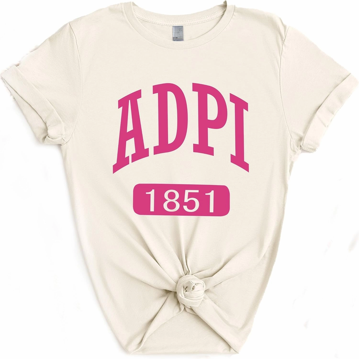 Alpha Delta Pi Tshirt | ADPi Pink Baseball Sorority Shirt