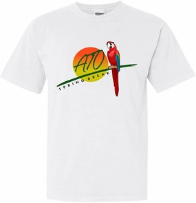 Alpha Tau Omega Comfort Colors Tshirt | ATO Spring Break Fraternity Comfort Colors Tee