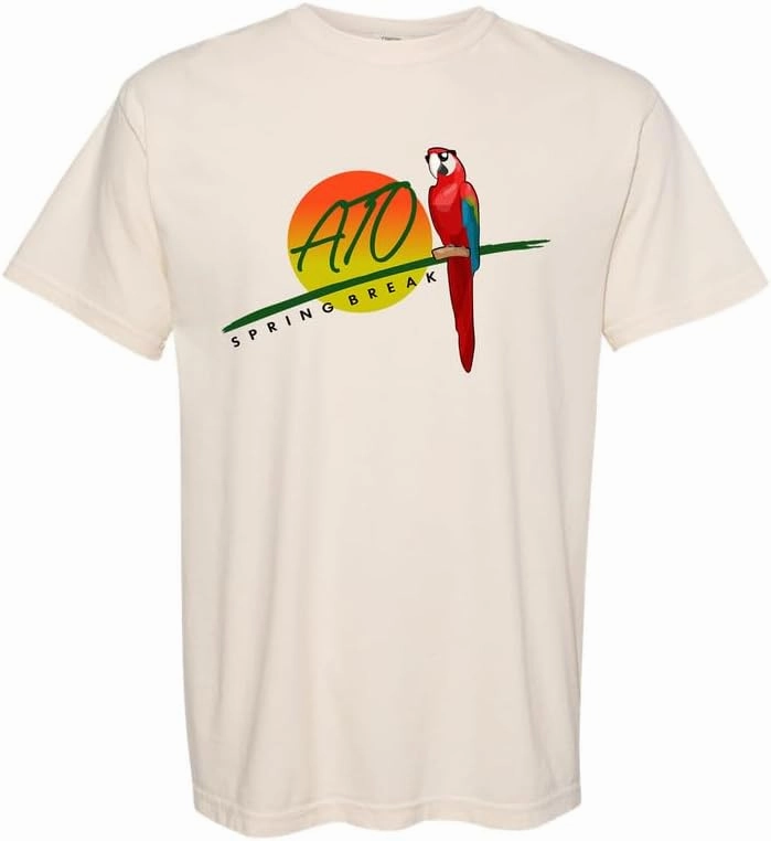 Alpha Tau Omega Comfort Colors Tshirt | ATO Spring Break Fraternity Comfort Colors Tee