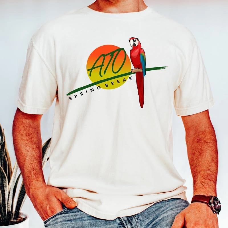 Alpha Tau Omega Comfort Colors Tshirt | ATO Spring Break Fraternity Comfort Colors Tee