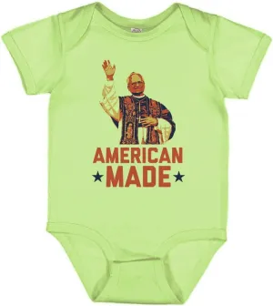 American Made Pope Leo Commemorative Baby Infant Bodysuit