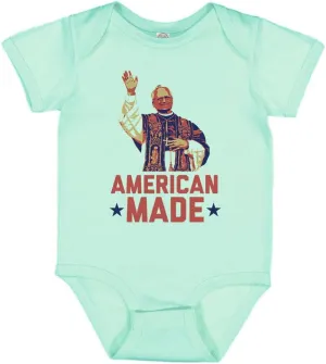 American Made Pope Leo Commemorative Baby Infant Bodysuit