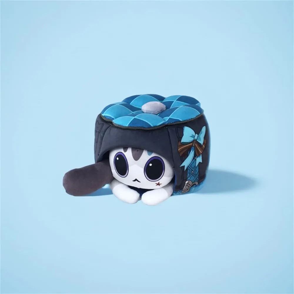 Anime Wanderer Nahida Klee Lynette Furina Hutao Zhongli Cat Doll Action Figure Characters Collection Desktop Display Toys (Lynette)