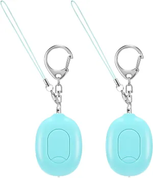 Aqua Pack 2 - 3-in-1 Personal Safety Alarm with Vibration Detection Sensor, 130dB Siren and Strobe Light, Travel Hotel Door Handle Alarm, Luggage Anti-Theft, Window Stopper