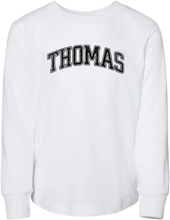 Arch Thomas Toddler Kids Long Sleeve T-Shirt