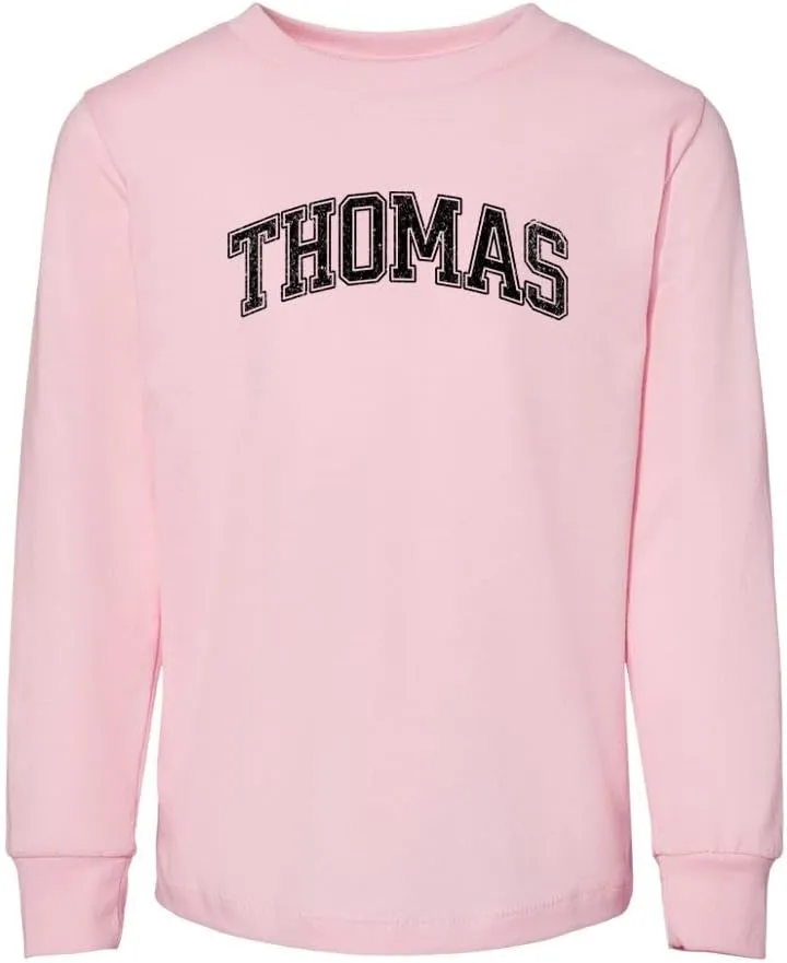 Arch Thomas Toddler Kids Long Sleeve T-Shirt