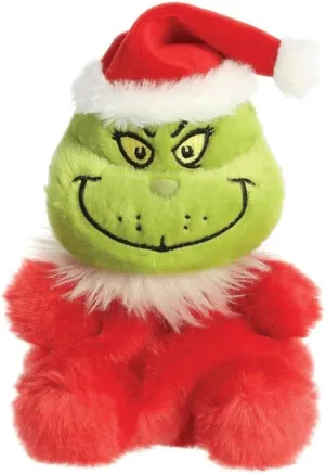 Aurora, 15591 The Grinch Official Merchandise Santa Palm Pal Plush Toy Green & Red