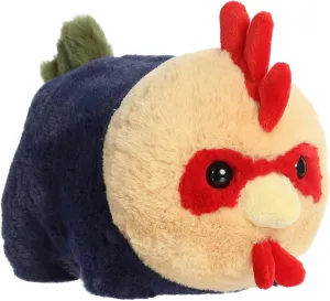 Aurora® Adorable Spudsters™ Roscoe Rooster™ Stuffed Animal - Round Shape Makes for Comforting Cuddles for Kids All Ages and Animal Loving Adults - Multicolor 10 Inches