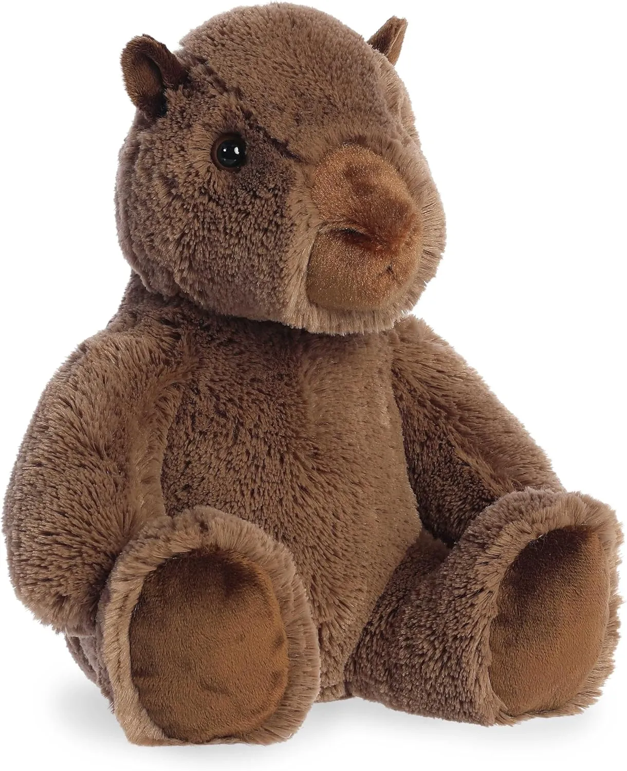 Aurora® Cuddly Capybara Stuffed Animal - Cozy Comfort - Endless Snuggles - Brown 14 Inches