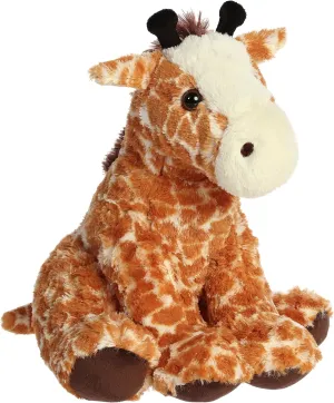 Aurora® Cuddly Giraffe Stuffed Animal - Cozy Comfort - Endless Snuggles - Brown 14 Inches