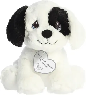 Aurora® Inspirational Precious Moments™ Barkley Dalmatian Stuffed Animal - Cherished Memories - Enduring Comfort - White 8.5 Inches