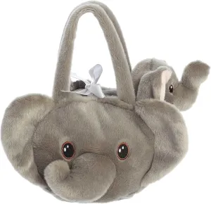 Aurora® Responsibly Made Eco Nation™ Baby Elephant Stuffed Animal - Ideal for Playtime Adventures - Perfect for Birthdays or Just Because - Grey 8 Inches