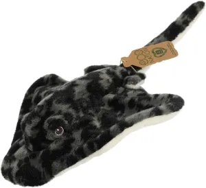 Aurora® Responsibly Made Eco Nation™ Stingray Stuffed Animal - Ideal for Playtime Adventures - Perfect for Birthdays or Just Because - Black 12 Inches