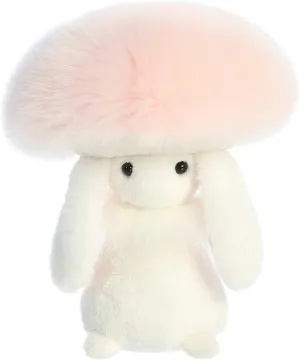 Aurora® Vibrant Spring Fungi Friends™ Stuffed Animal - Decorative Companion - Endless Fun - Pink 8 Inches