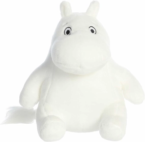 Aurora® Adorable Moomin® Stuffed Animal - Irresistible Companion - Endless Play - White 8 Inches