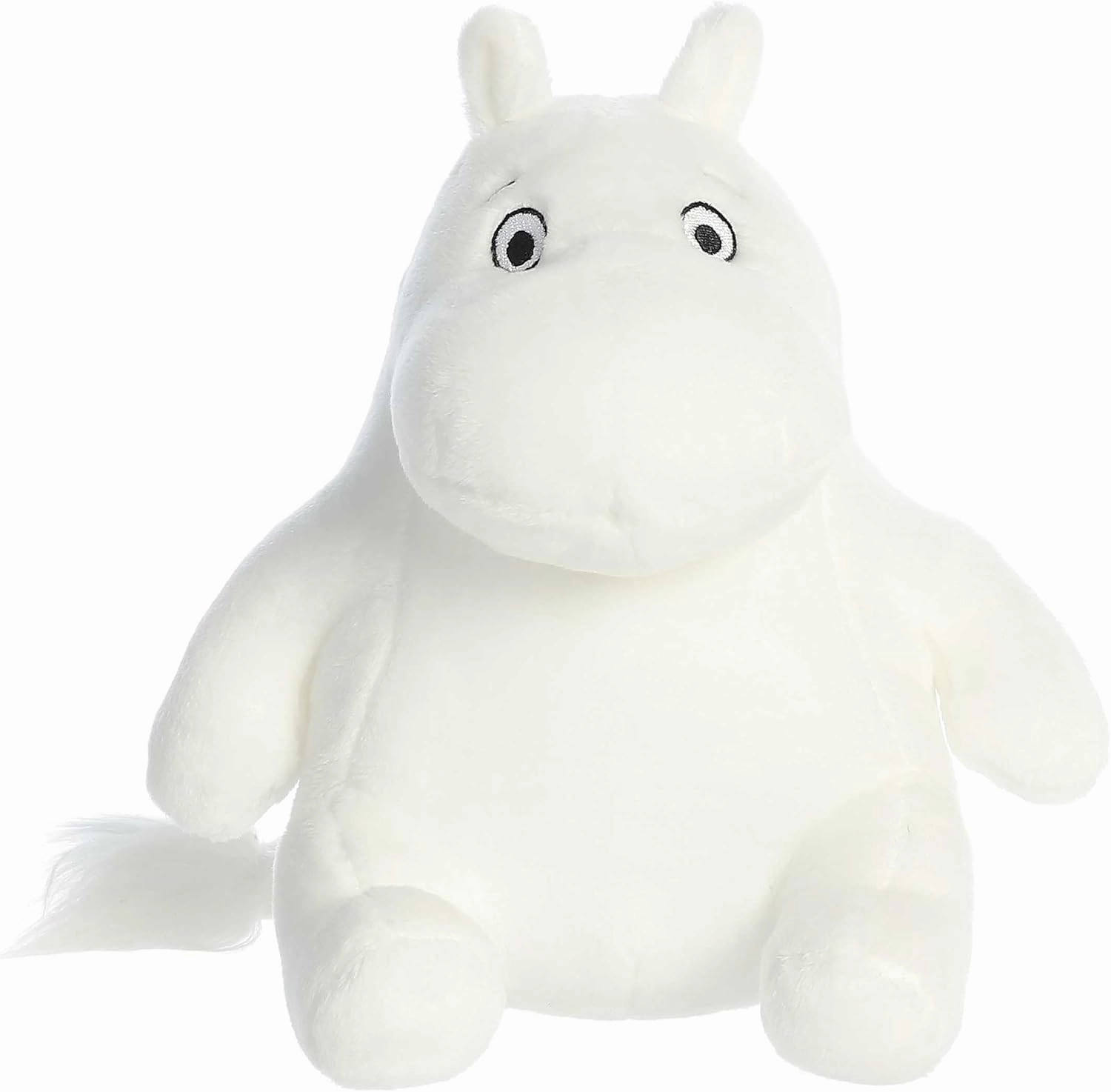 Aurora® Adorable Moomin® Stuffed Animal - Irresistible Companion - Endless Play - White 8 Inches