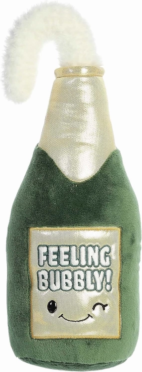 Aurora® Festive JUST Sayin'™ Feeling Bubbly™ Stuffed Animal - Expressive Characters - Quirky Gift Ideas - Green 13 Inches