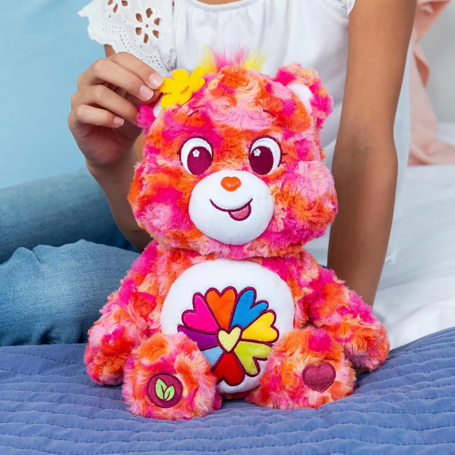 Basic Fun Care Bears 35 cm Medium Plush Flower Power Bear