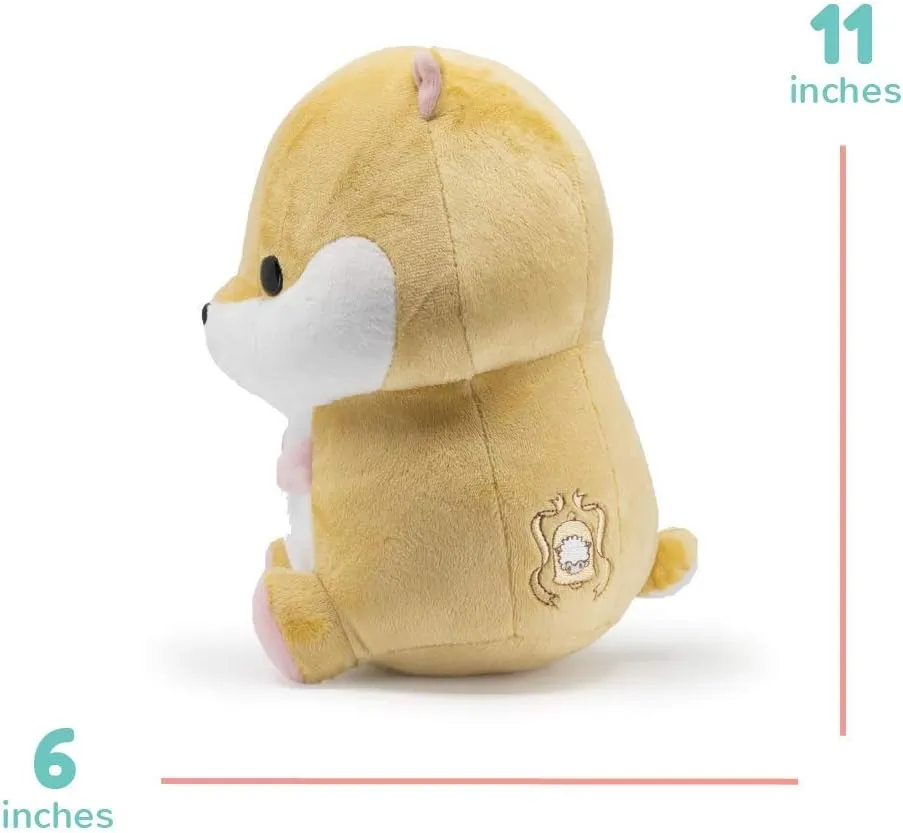 Bellzi Hamster Cute Stuffed Animal Plush Toy - Adorable Soft Brown Hamster Toy Plushies and Gifts - Perfect Present for Kids, Babies, Toddlers - Hami