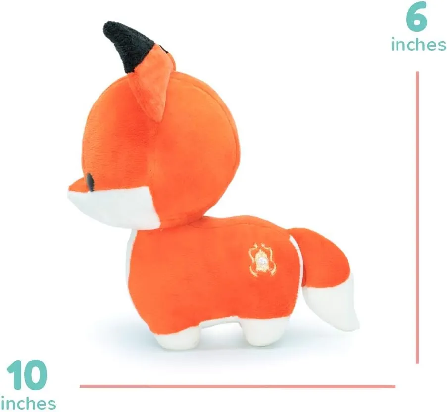 Bellzi Orange Fox Cute Stuffed Animal Plush Toy - Adorable Soft Fox Toy Plushies and Gifts - Perfect Present for Kids, Babies, Toddlers - Pouncing Foxxi