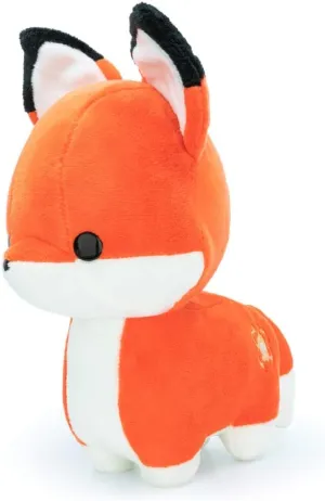 Bellzi Orange Fox Cute Stuffed Animal Plush Toy - Adorable Soft Fox Toy Plushies and Gifts - Perfect Present for Kids, Babies, Toddlers - Pouncing Foxxi
