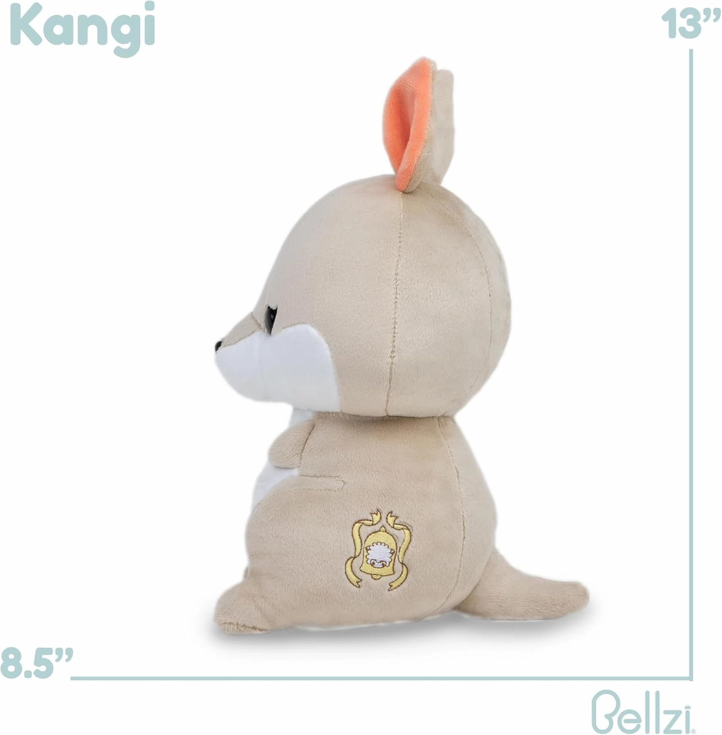 Bellzi Brown Kangaroo Stuffed Animal Plush Toy - Adorable Soft Kangaroo Toy Plushies and Gifts - Perfect Present for Kids, Babies, Toddlers - Kangi…