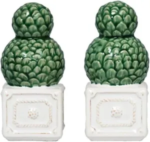 Berry & Thread Topiary Salt and Pepper Set/2 - Multi