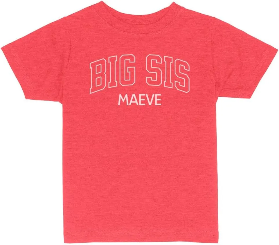 Big Sis Maeve Toddler Kids T-Shirt