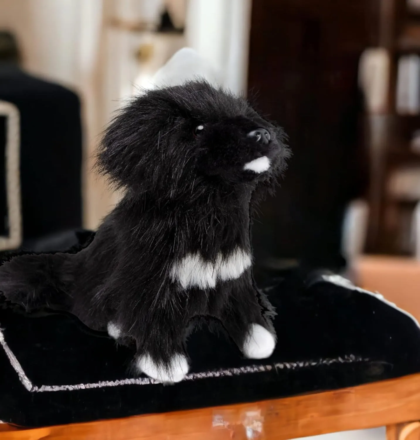 Bundy 10" Lifelike Newfoundland Dog Plush, Realistic Stuffed Animal Toy for Kids and Dog Lovers, Soft and Cuddly Newfie Puppy Gift