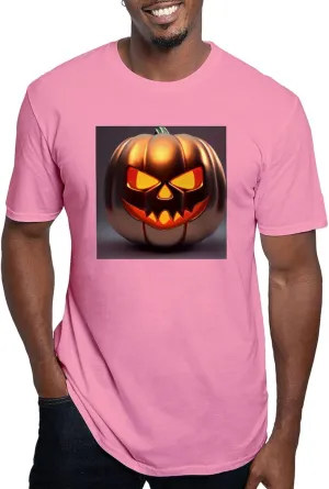 CafePress Shiny Jack O' Lantern Men's Classic T Shirt Men's Fitted Graphic T-Shirt