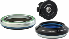Cane Creek 50-Series Headset, IS42/28.6|IS52/40, Black