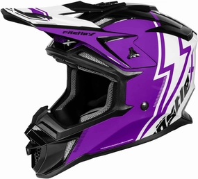 Castle X CX200 Jolt Moto Helmet (Grape - Large)