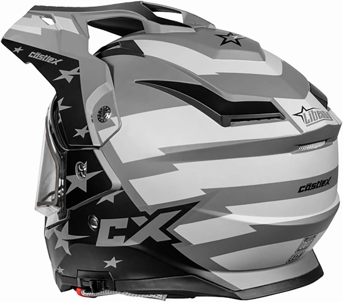 Castle X CX200 Liberty Dual Sport Snow Helmet (Matte Charcoal - X-Large)