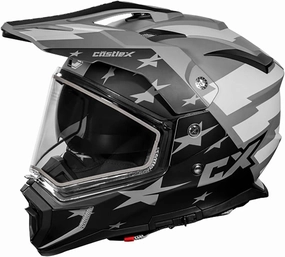 Castle X CX200 Liberty Dual Sport Snow Helmet (Matte Charcoal - X-Large)