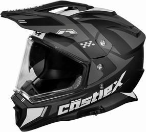 Castle X CX200 Wrath Dual Sport Helmet in Matte Charcoal, Size X-Large