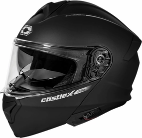 Castle X CX935 Modular Helmet in Matte Black, Size Large