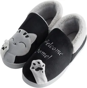 Cat slippers Cartoon animal slippers Women slippers Men slippers Winter slippers Plush slippers home shoes Warm slippers Soft comfortable Cotton shoes