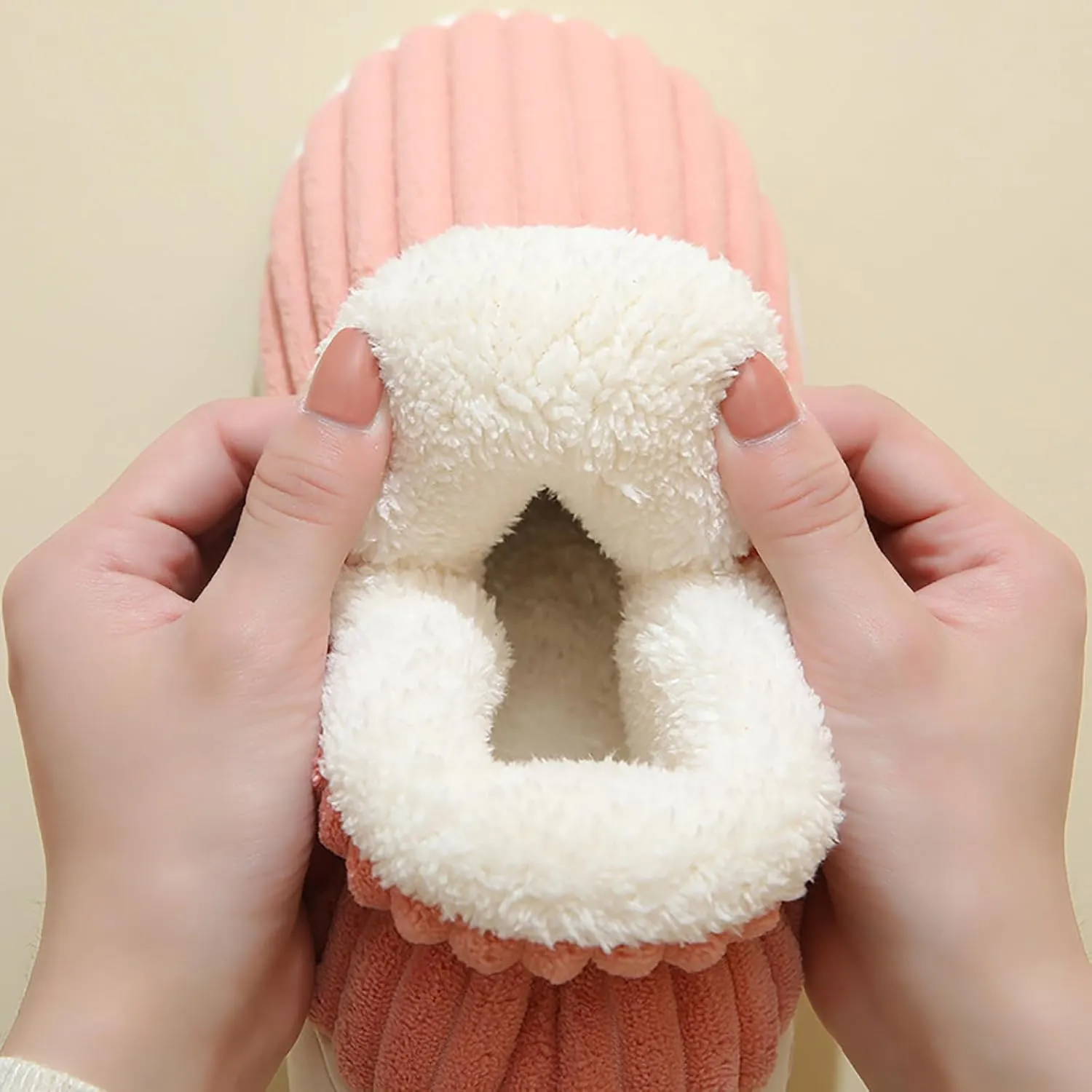 CEAeis Warm Fuzzy House Slippers, Sunshine Cloud Slippers, Comfortable Warm Plush Lining Slippers,for Men And Women
