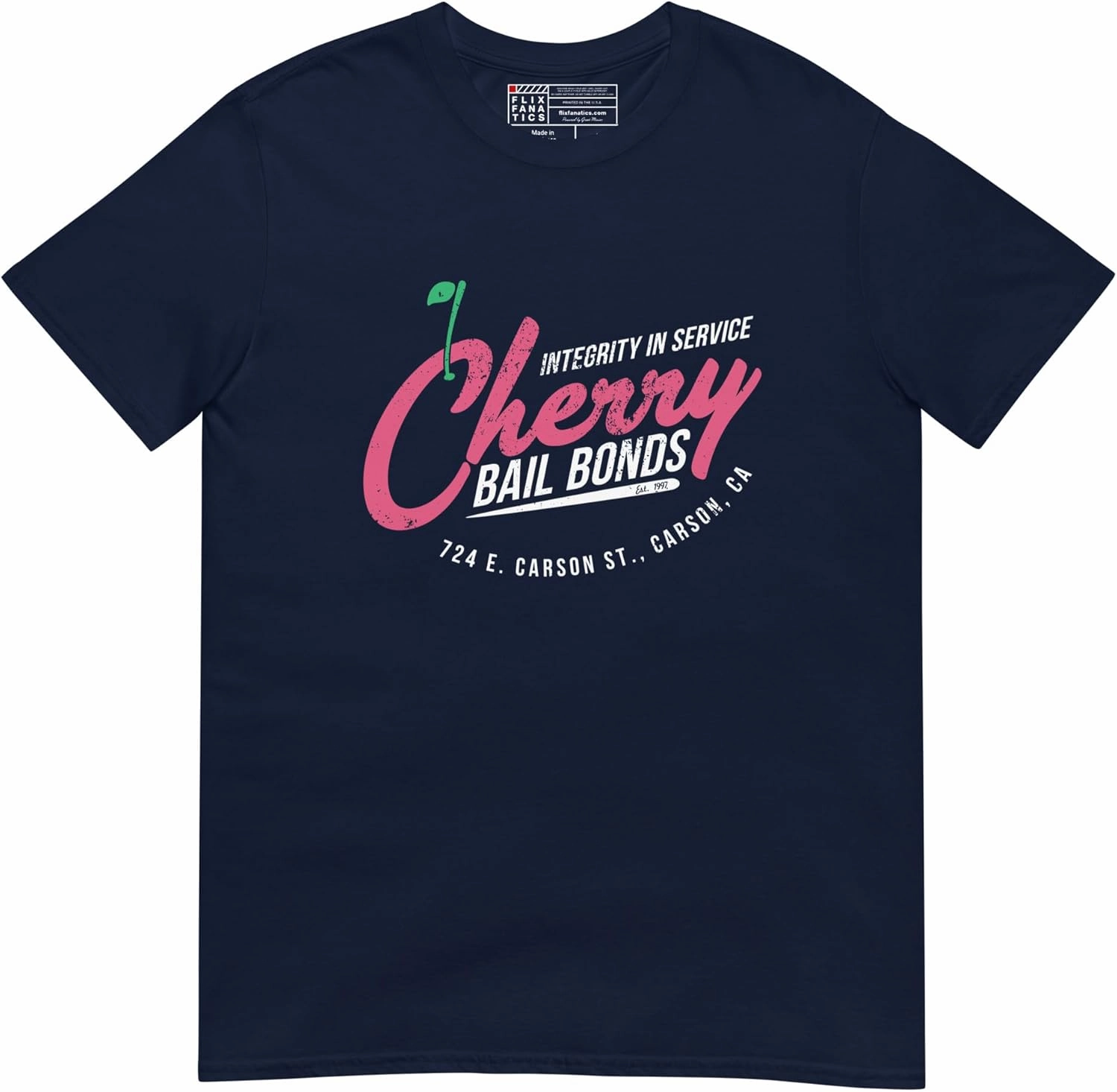 Cherry Bail Bonds T-Shirt - Short-Sleeve Unisex T-Shirt - 1997 Jackie Brown