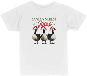 Christmas Silly Goose Toddler Kids T-Shirt