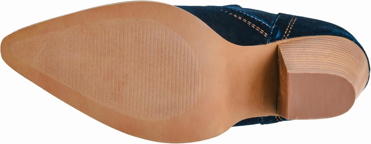 Corkys Footwear Smoke Show 3.5-Inch Stacked Heel Booties, Back Zipper, Memory Foam Insoles, Versatile Footwear, Day-to-Night Style