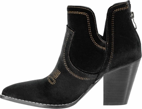 Corkys Footwear Smoke Show 3.5-Inch Stacked Heel Booties, Back Zipper, Memory Foam Insoles, Versatile Footwear, Day-to-Night Style