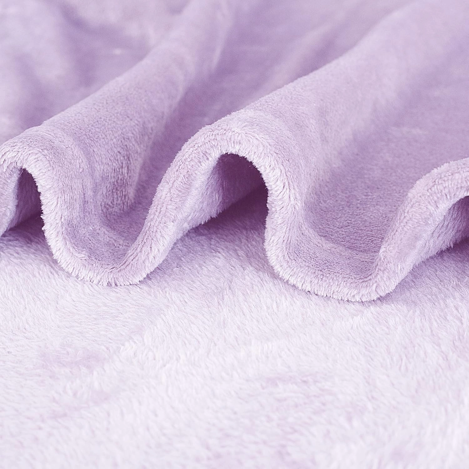Coseybed Lavender Flannel Fleece Blanket Throw Size - Purple Blanket Throw for Teen Girls Women College Dorm Couch Sofa Bed 50x60 inches