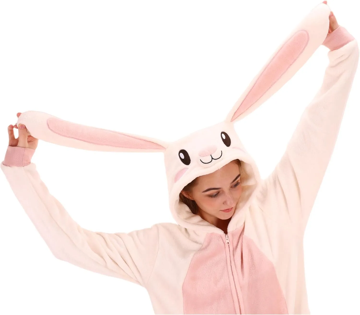 COSUSKET Snug Fit Unisex Adult Onesie Pajamas, Flannel Cosplay Animal One Piece Halloween Costume Sleepwear Homewear
